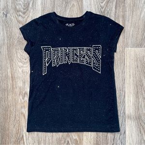 Princess rhinestone baby tee